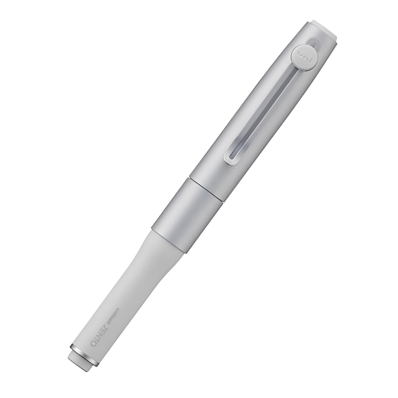三菱鉛筆 uniball ZENTO Signature Model - Penna a sfera, design in metallo con tappo magnetico, punta extra fine da 0,38 mm, inchiostro nero a base d'acqua, ultra-liscia con attrito ridotto, colore