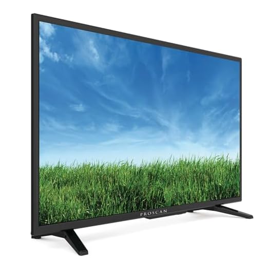 PROSCAN ELITE - 32 Inch 720P TV with Built In DVD Player, HD LED Flat Screen TV with 3x HDMI Ports, Compatible with Roku, Fire Stick, & More, Portable Small TV Ideal for RV, Dorm, or Kitchen