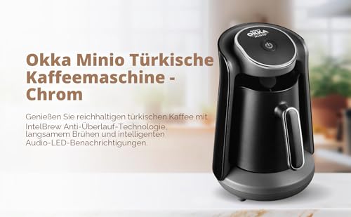 Arzum Okka Minio Türkische Kaffeemaschin Mit Patentiertem Überlaufsensor, Idealem Brühen Bei Niedriger Hitze Und Waschbarer Kanne Für Bis… – Ansicht 5
