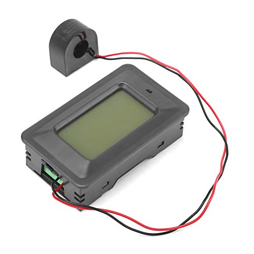 Image of Oumefar DC Voltage Meter 6 in 1 Digital LCD Display Digital Current Voltage Power Energy Meter 100A Amperage Ammeter Voltmeter Multimeter Power Energy Monitor Panel with Mutual Inductor
