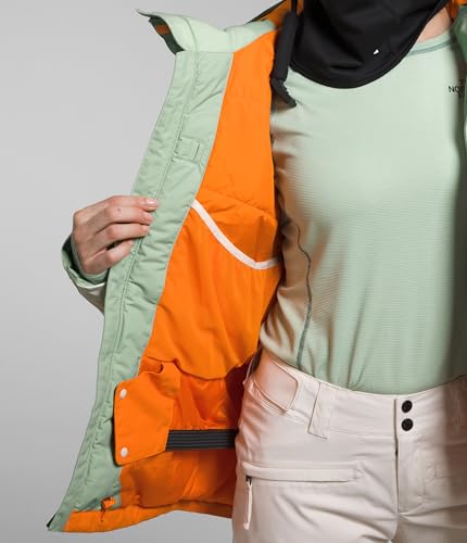 The North Face Womens Freedom Insulated Jacket, M, Misty Sage/Mandarin4