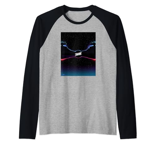 T-shirt Raglan Star Wars Visions The Twins Silhouette de Star Destroyer pour Fan de Science-Fiction