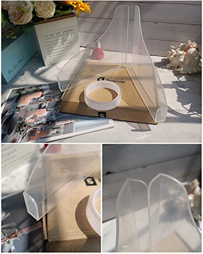 Seebrider 2Pcs Splash Guard For Bathtub, Self-Adhesive Shower Water Guard Acrylic Clear Waterproof For Bathroom #TOP6