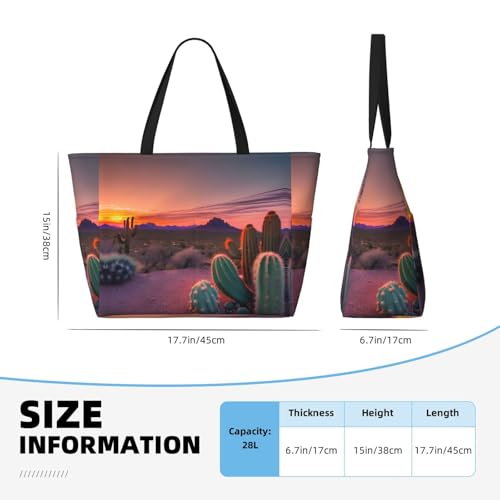 Sac fourre-tout imperméable de qualité supérieure imprimé désert chic