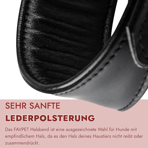 FAVPET Handbemalter Echtleder Windhund Halsband Breit mit QR Code Anhänger, Weiches Lederhalsband Hund Whippet Italienisches Windspiel Saluki Lurcher Spanischer Galgo Podenco (Rote Mohnblumen, XS)