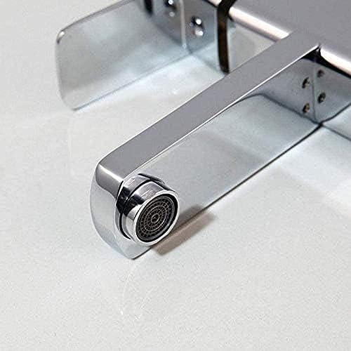 Robinet mitigeur de lavabo chrome pour mitigeur eau salle de bains évier