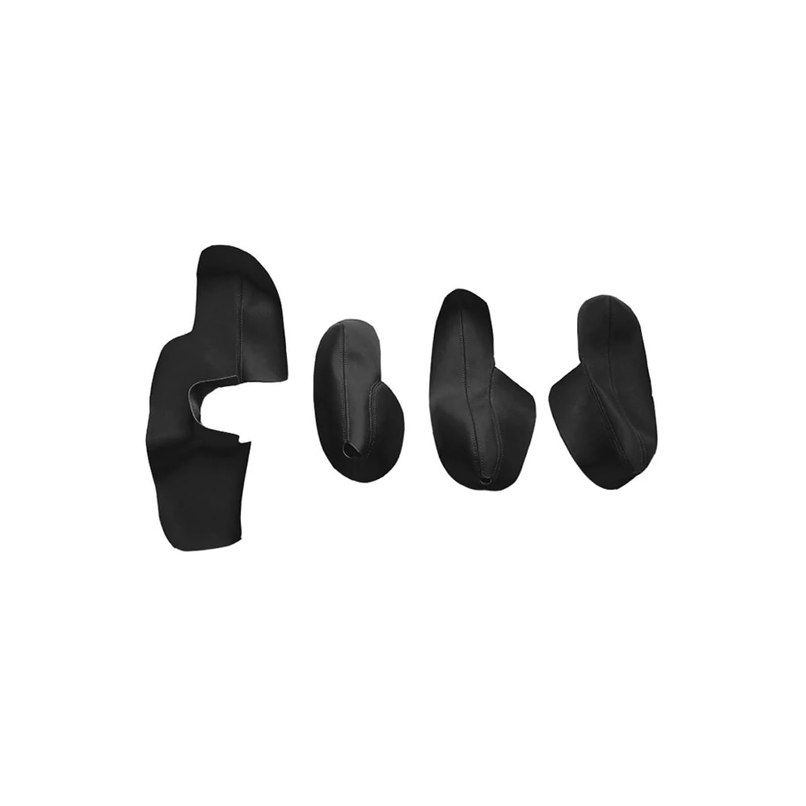 SAWILI 4 Pièces Housse Accoudoir Porte Voiture Pour VW Touran 2006-2015 - Cuir Microfibre