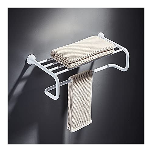 Étagère à serviettes accessoires de salle de bain rétro en laiton suspendu
