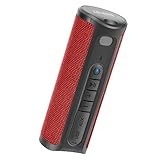【Batería Durable 1800mAh】 Con una batería recargable 1800mAh, asegúrate de tener un home theater para disfrutar todo el día por 18 horas, ¡incluso hasta 24 horas en un volúmen normal!