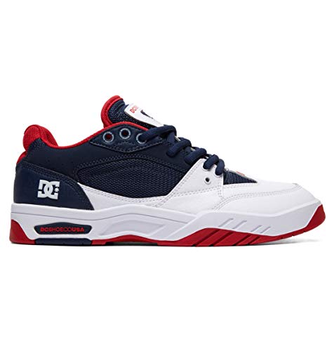 DC Men's MASWELL Skate Shoe, Navy White, 13 M US