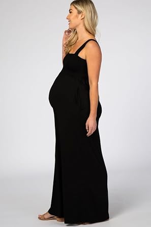 PinkBlush Sleeveless Wide Leg Maternity Jumpsuit