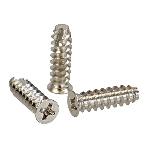 InLine 33371 N Fan Screw 5 x 16 mm Nickel Plated Pack of 100, silver, 100 Schrauben