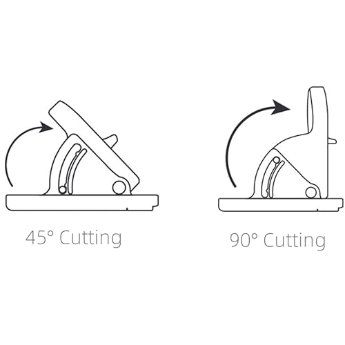 Taiyuyue TAIY-MC03A Cutter 45/90° Bevel Mat Board Cutter, 3 Spare Double-End Blades, Photo Frame Kraft Kt Foam Chevron Board Vertical Model Artwork Tools Knife thumb #3