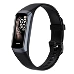 Fitness Tracker with 24/7 Blood Oxygen Heart Rate and Sleep Monitor,IP68 Waterproof,1.10''AMOLED Touch Color Screen,Step Counter Health Activity Trackers for Women Men