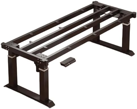 Adjustable Electric Standing Desk Legs - Dual Motor Smart Touch Control 4 Metal Beams Memory Function & Rebound Feature for Ergon Home/Office Use