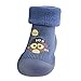TT- Babysocken Baby Socken Winter Warm Babysöckchen Kindersocken Anti Rutsch Tier Socken Stoppersocken Hausschuhe Anti Rutsch Socken Schuhe Stiefel für Baby Jungen Mädchen (Blau, 2-2.5Years)
