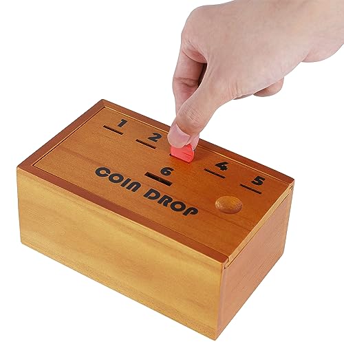 Juegoal Coin Drop juego de mesa de dados y fichas miniatura 6