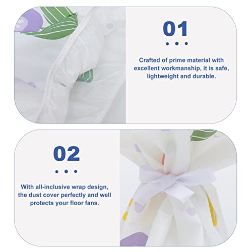 IMIKEYA 2 Pçs Ventiladores Elétricos Com Tudo Incluído Cobre Ventilador de Chão Doméstico Capa de Ve