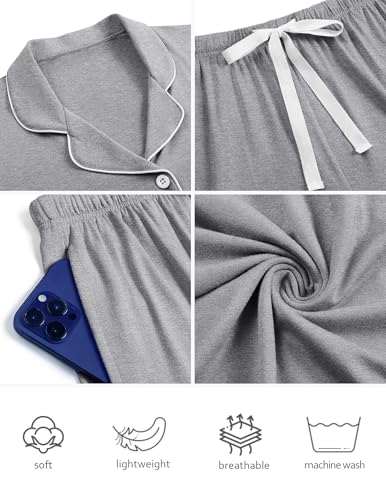 Image of HNG Pajama Sets for Women 2 Piece PJ Sets Short Sleeve Lounge Set Fashion Sleepwear XS-3XL
