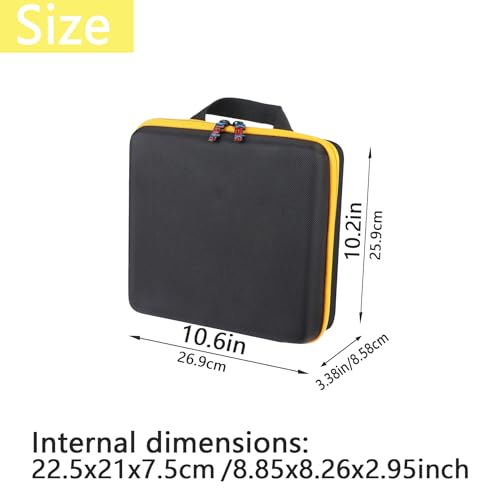 Khanka Estojo de ferramentas de substituição rígido para furadeira/parafusadeira DEWALT 20V MAX XR D