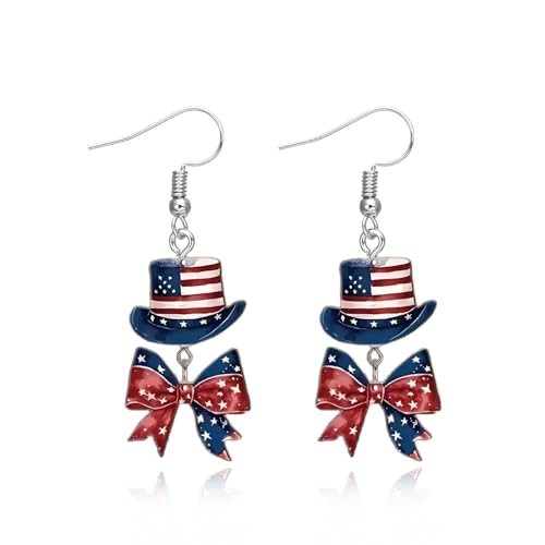 Boucles d'oreilles légères résolvant l'inconfort des fêtes du 4 juillet