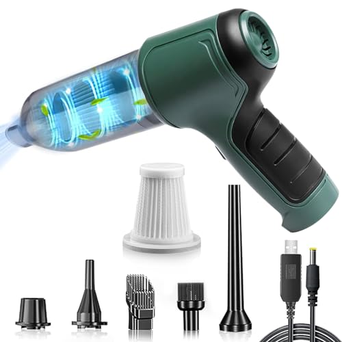 Kethvoz Portable Vacuum Cleaner Cordless Aspirateur Voiture, Handheld Mini Vacuum 10000Pa Powerful Suction, Rechargeable Hand Held Car Dust Buster Wireless for Auto Computer Keyboard