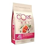 Wellness CORE Sterilised Ocean 4 kg, Salmon – Dry Cat Food for Sterlised/Indoor Cats, Grain-Free, Natural, Hypoallergenic, Protein-Rich, High Fish Content, Supports Healthy Skin & Shiny Coat
