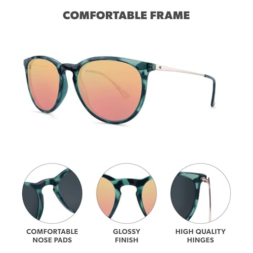 Image of Knockaround Round Trendy Polarized Sunglasses for Women - UV Protection