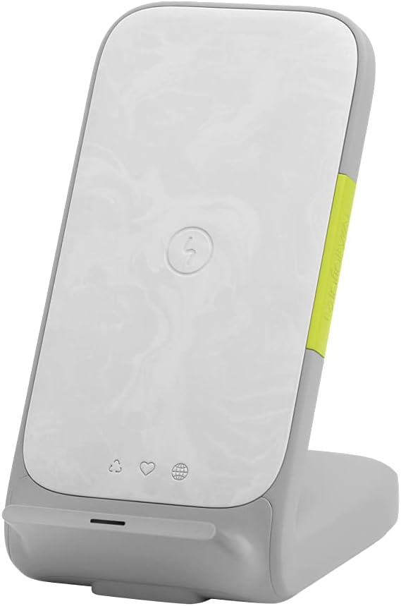 InfinityLab InstantStation Wireless Stand 33W PD USB-C and USB-A Compact Fast Charging Wireless Charger (White)