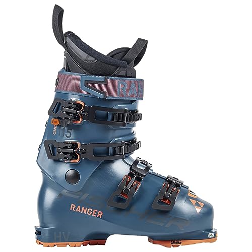 Fischer Women's Ranger One 115 DYN GripWalk Alpine Touring Winter Sports Secure Fit Vacuum Ski Boots, 25.5
