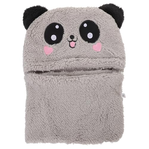 Hooded Scarf Neck Warmer with Animal Ears Winter Warm Hooded Hat Scarf for Boys and Age Furry Cold Weather Accessory Cozy and Windproof Design