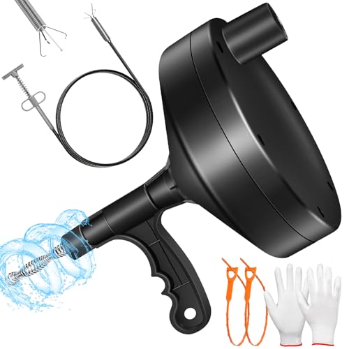 【Applicazione Multipla Professionale】 Rivolgendo la regolazione della lunghezza, la spirale adatta a una profondità del tubo flessibile. La Stura Lavandino Professionale può essere utilizzata in lavelli da cucina, vasche per vasche, docce, pavimenti e spreco di casa-la soluzione universale per la tua famiglia!