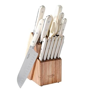 martha stewart knife block set