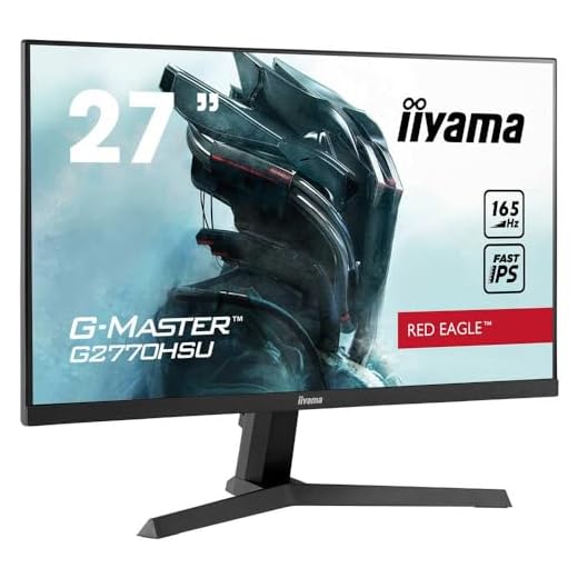 Ecran iiyama 27" G-Master G2770HSU-B1 Red Eagle, Fast IPS, FHD@165Hz, 0,8ms, HDMI/DP/USB, Black Tuner, freesync, speakers