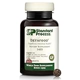 Standard Process Inc. Betafood - Digestive Health and Liver Support Supplement with Whole Food Blend of Oat Flour, Organic Beet Root, and Organic Beet Juice - 180 Tablets