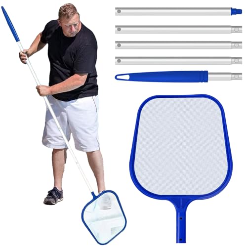 AIDODIA Poolkescher- Pool Casher, Kescher Pool Mit 150 cm Teleskopstange, Einfache Schaufelkante Pool Kescher Feinmaschig | Kescher FüR Pool Teich, Algen & Bestway Pool,Algenkescher Nylon-Netz AIDODIA Poolkescher- Pool Casher, Kescher Pool Mit 150 cm Teleskopstange, Einfache Schaufelkante Pool Kescher Feinmaschig | Kescher FüR Pool Teich, Algen & Bestway Pool,Algenkescher Nylon-Netz