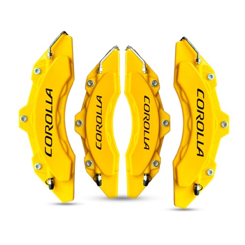 Capa Pinça De Freio Corolla Todos 4 Pç (Amarelo)
