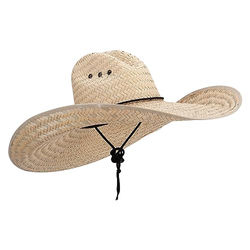 7 Inch Brim Light Straw Hat