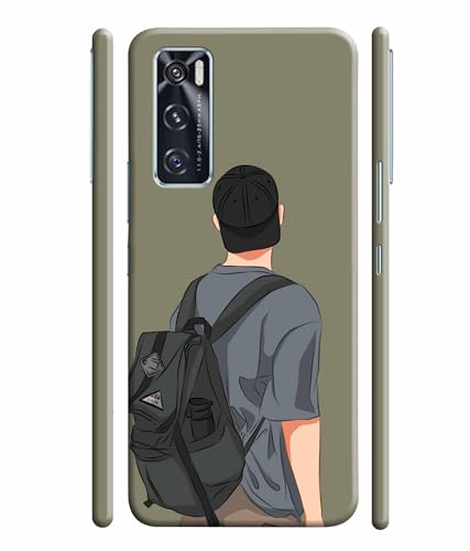 Image of School Boy College Boy Printed Hard Back Case Cover & Compatible for Vivo V20 SE (Multicolor) - D1813