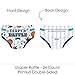 Big Dot of Happiness Go, Fight, Win - Sports - Diaper Shaped Raffle Ticket Inserts - Baby Shower Activities - Diaper Raffle Game - Set of 24