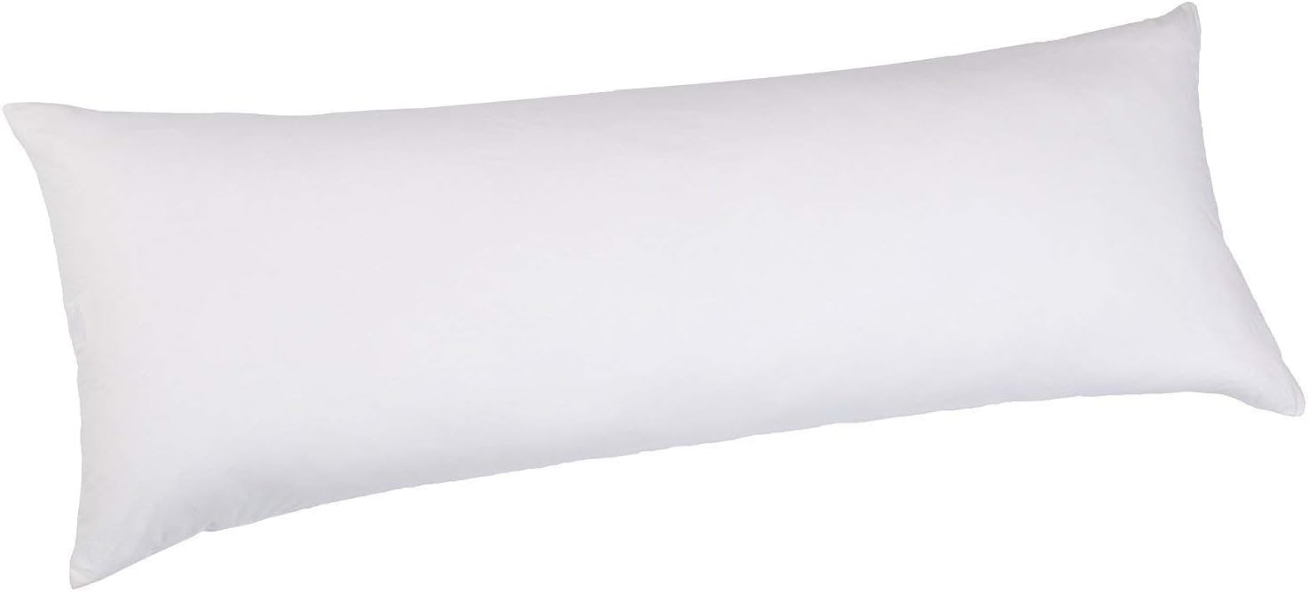 Ridas Bolster Pillowcases 100% Polycotton Blend product 6 Feet (72"), White
