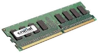 Crucial CT12864AA800 1GB 240-pin DDR2 800mhz (PC2 6400) Non-ECC 1.8V CL6 Desktop Memory