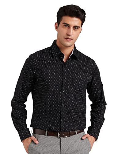 Image of Diverse Men's Cotton Printed Full Sleeve Regular Formal Shirt