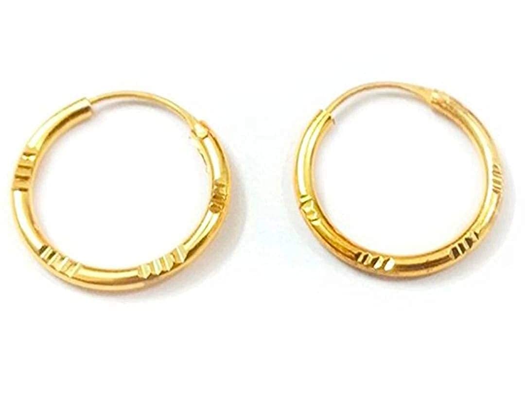 Earring Yellow Gold Earrings for Women & Girls-image-10