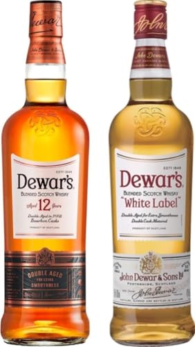 【セット買い】デュワーズ12年・ホワイトラベル2本セット[ブレンドウイスキー イギリス 700ml×2本][正規品] - スコッチウイスキー国内売上No. 1のサムネイル