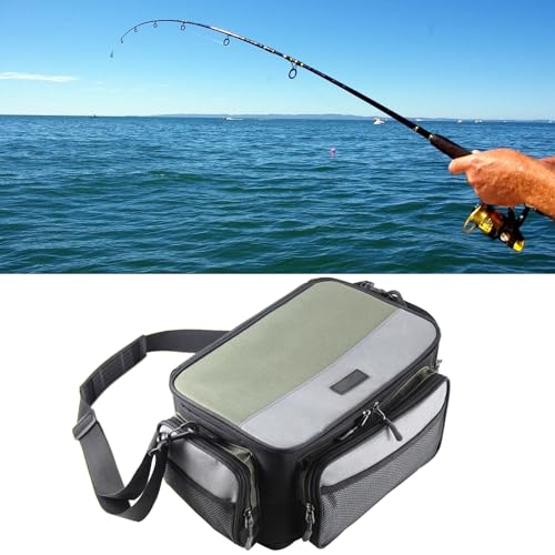 Sac de rangement pêche imperméable de grande capacité avec multi-poches