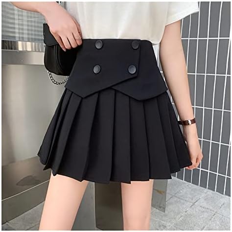 SLATIOM Gonna pieghettata femmina cucitura nera in alto in vita alta  ragazza gonna estiva da donna estate gonna (Color : B, Size : Mcode) :  Amazon.it: Abbigliamento
