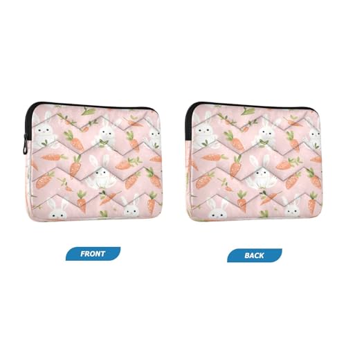 Funda para portátil 13-14 pulgadas impermeable con diseño de conejitos miniatura 2