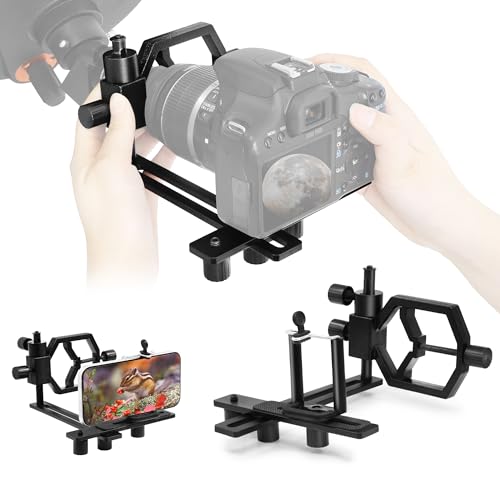 Astromania Deluxe Metal Telescope Mount Phone & Camera Universal Adapter - for Telescopes