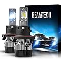 BEAMTECH H13 Bulbs, 9008 Fog Light Bulb 6500K 30mm Heatsink Base CSP Chips Small Size Fog Light/off road bulb Of 2